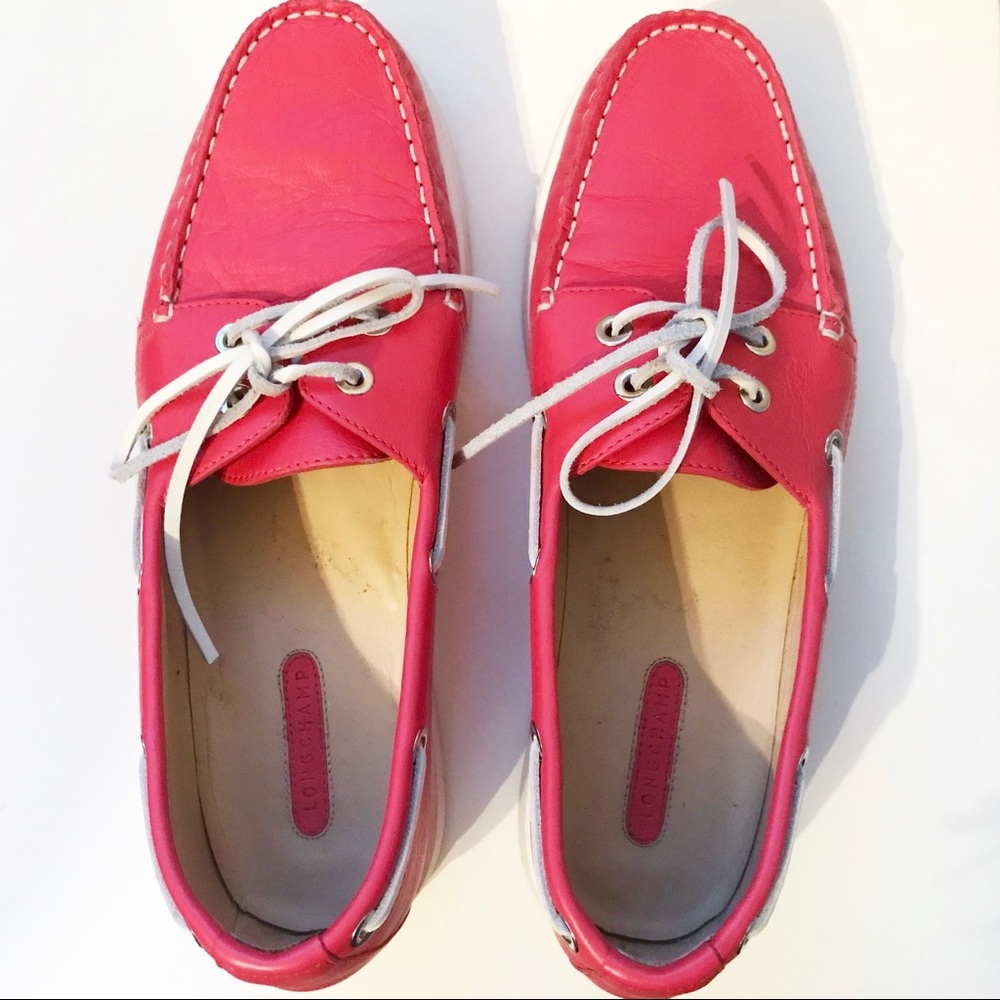 ✨Host Pick!✨ Longchamp “Leather Boat Shoe.” - Picture 4 of 6
